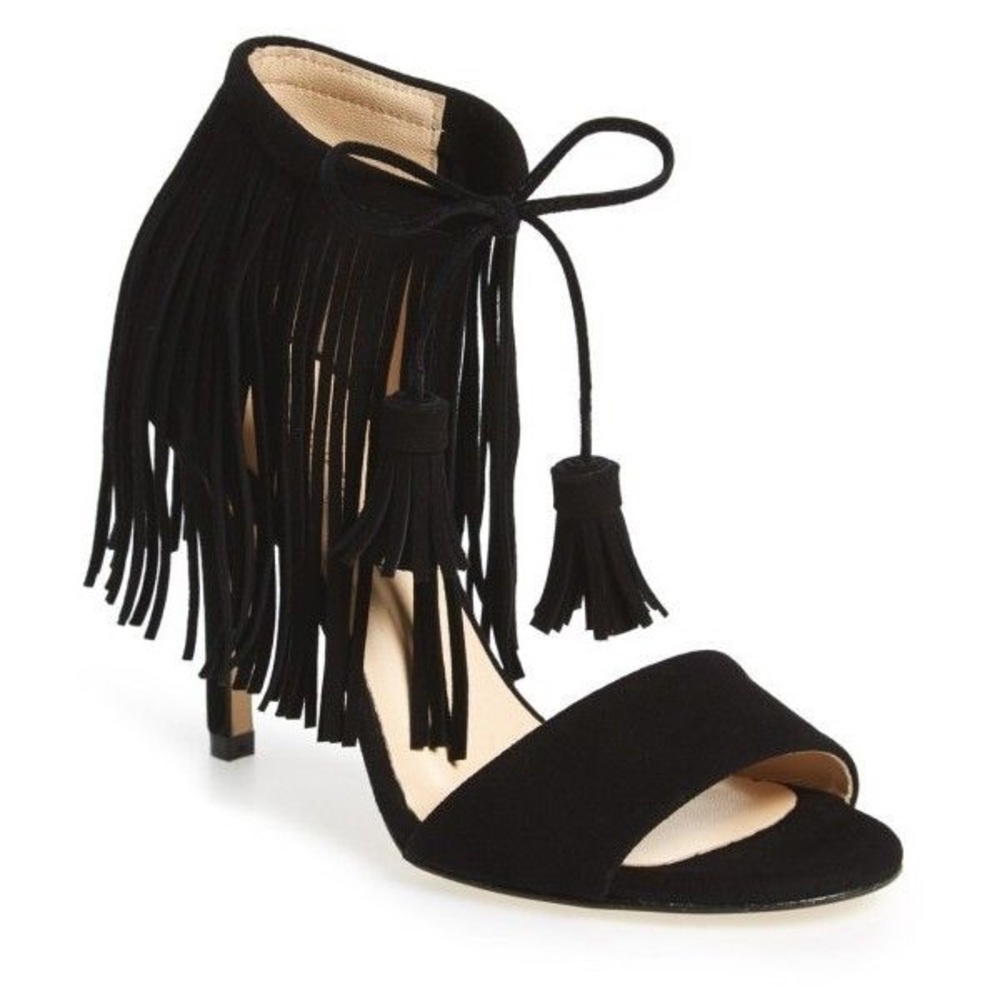 Kenneth Cole Mylah suede fringe sandals